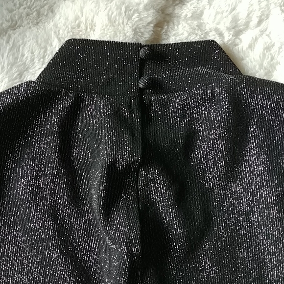 Vibrato metallic bodysuit black and silver Size S - Picture 2 of 7